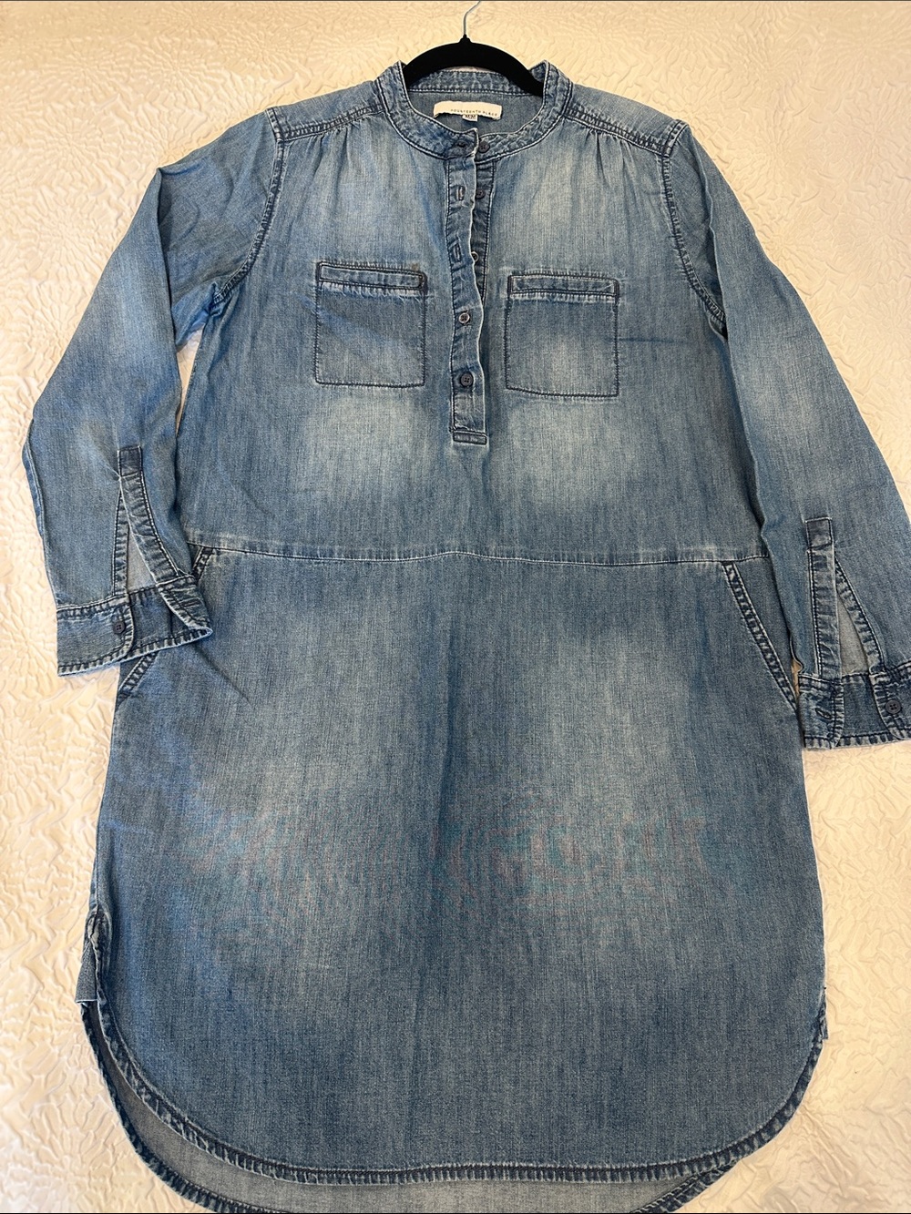 Denim Tunic Dress - Blue